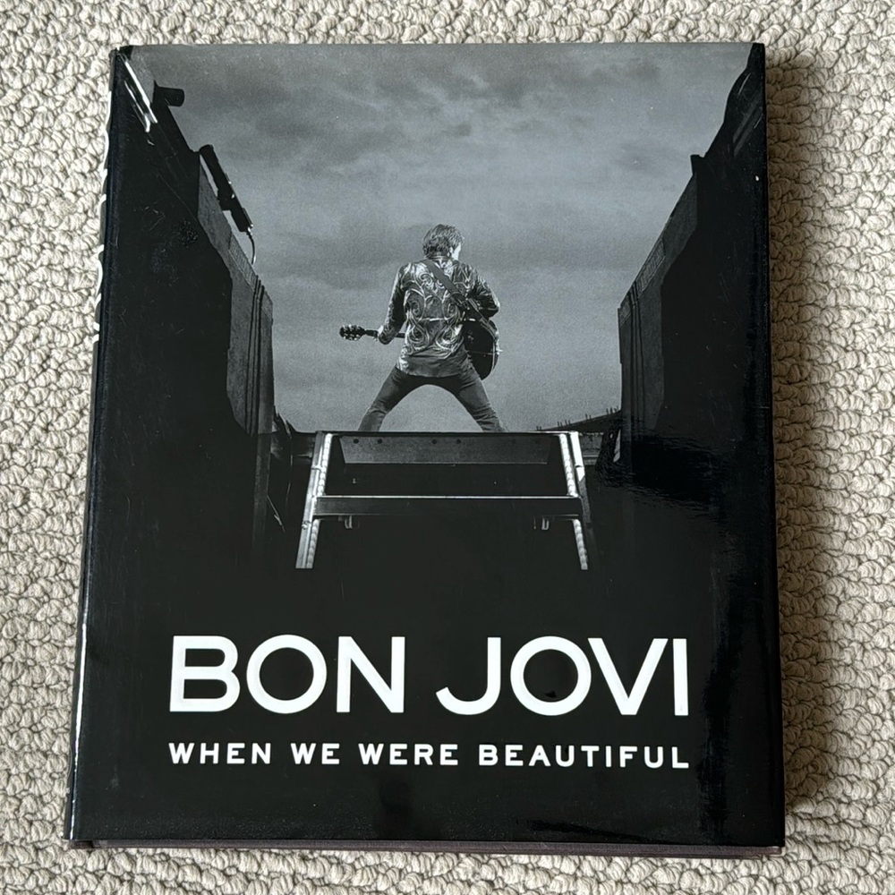 Hardcover Book - Bon Jovi “When We Were Beautiful”